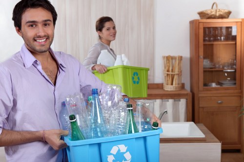 Organized flat clearance with sorted items