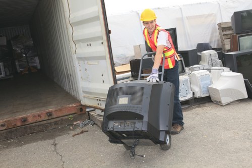 Low-emission vans lined up for commercial waste removal in Barnet