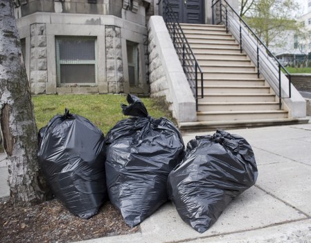 Recycling process for commercial waste